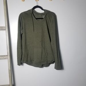 TEK GEAR WOMEN'S GREEN HOODIE SIZE LARGE